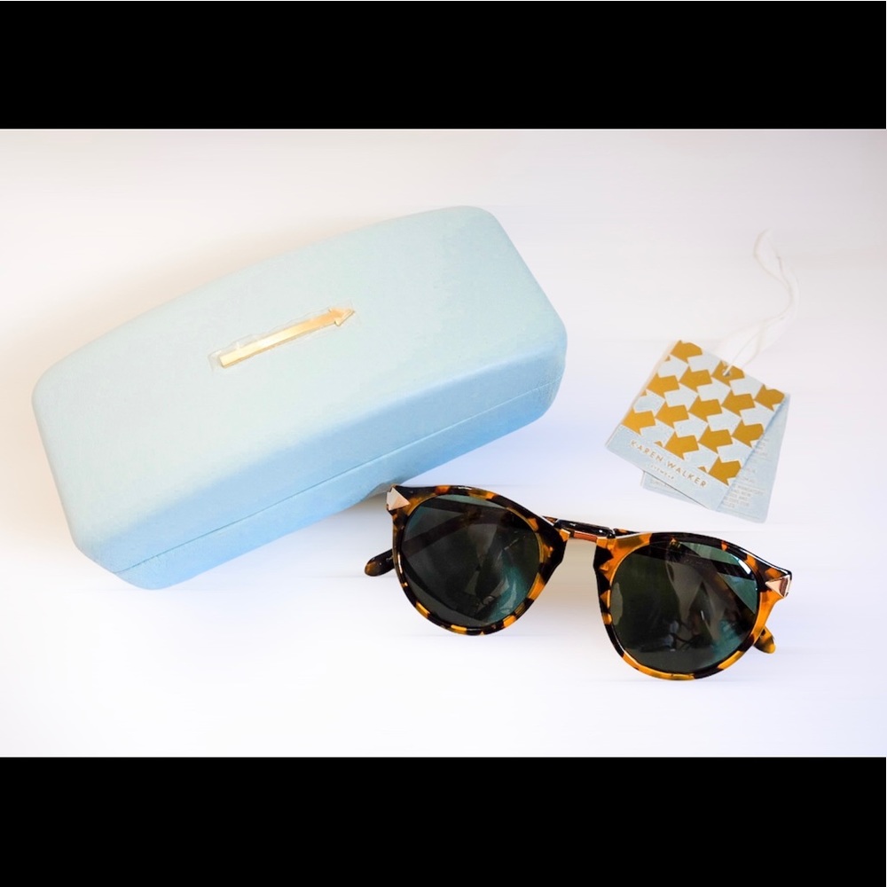 Karen Walker Helter Sunglasses Brown Tortoise